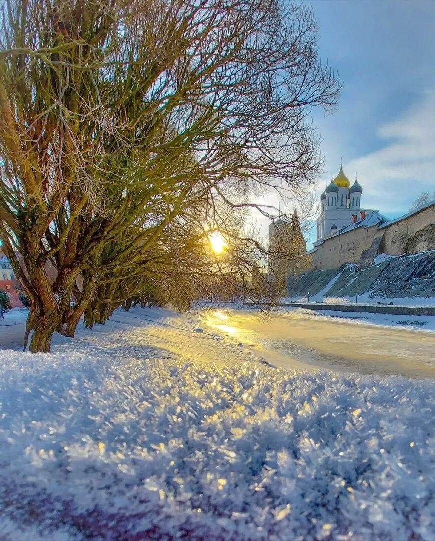 Псков зимой фото Magical Winter Photo: Tatiana Solovyova #Псков #афишаПсков #afishapskov 2023 Афи