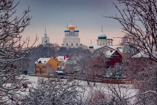 Псков зимой фото ❄ С первым снегом, друзья! Фото Представителя МИД России в Пскове Сергея Ефименк