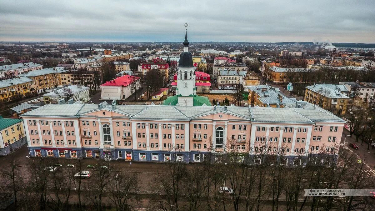 Псковская область великие луки фото Вид на центральный район в г.Великие Луки - город Великие Луки, Великолукский ра