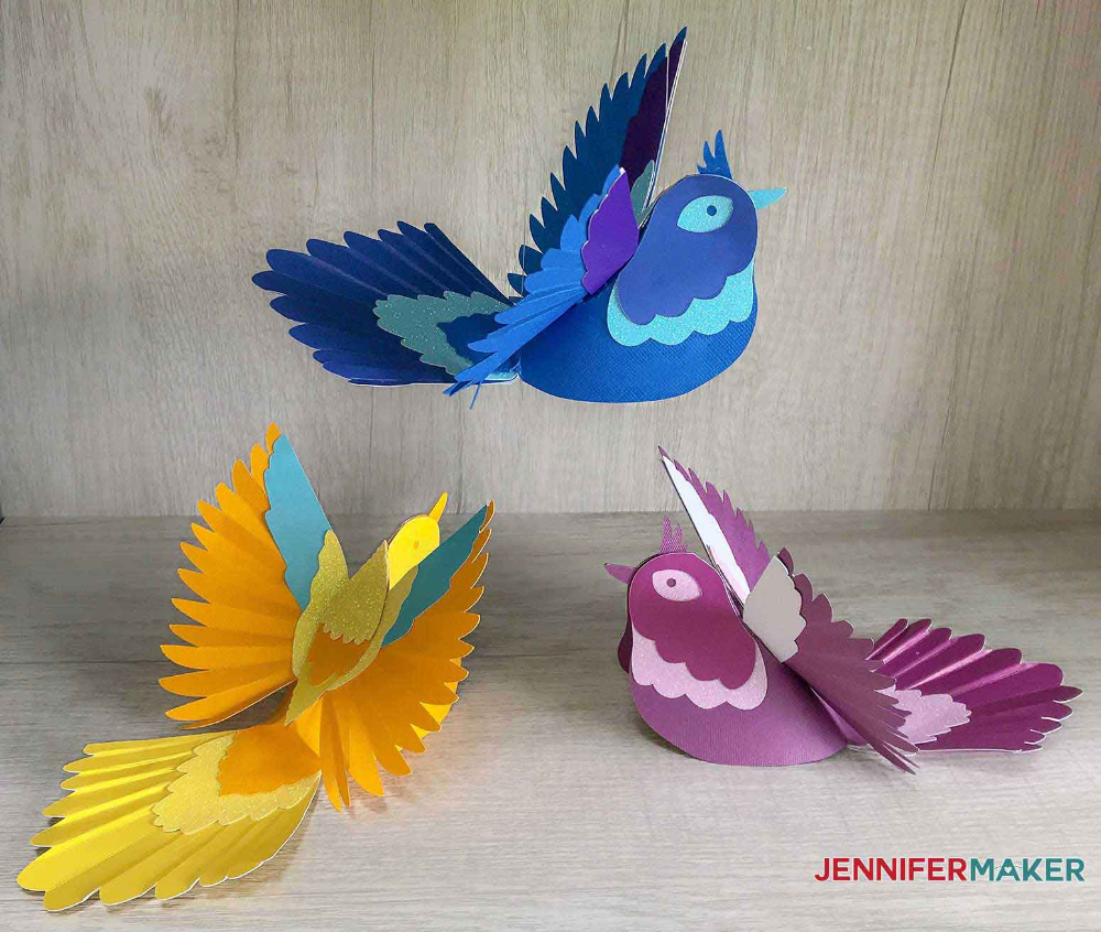 Птичка из бумаги фото Easy 3D Paper Birds Paper birds, Paper crafts, 3d paper crafts