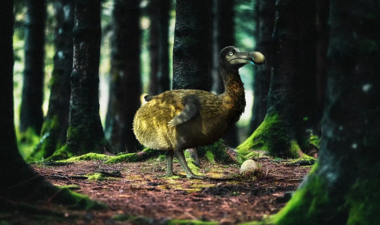 Птица дронт фото Dodo Bird DNA Has Startup Valued at $1 Billion to Bring Back Extinct Species - B