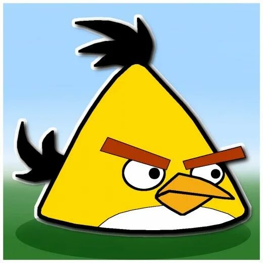 Птица энгри бердз фото How to Draw an Angry Bird, "Yellow Bird" Angry bird, Angry birds yellow bird, Bi