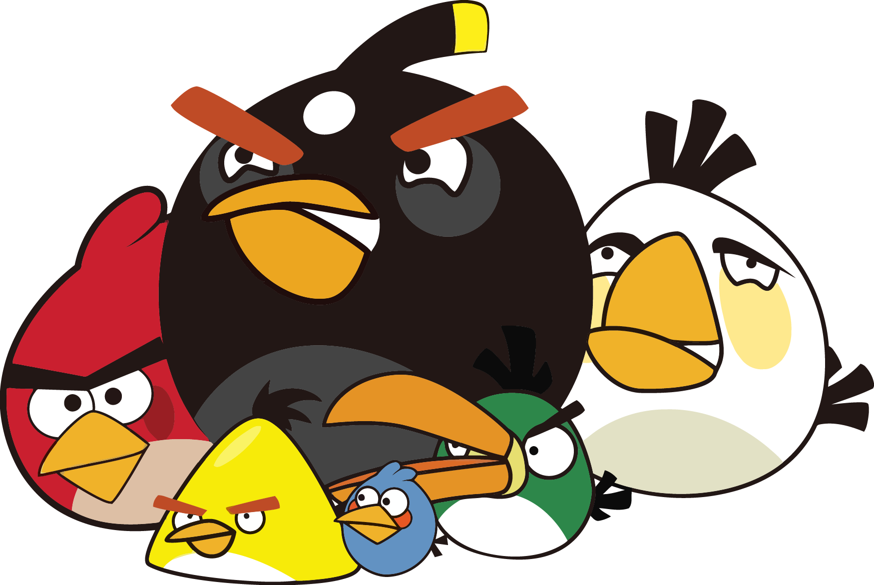 Птица энгри бердз фото Angry Birds Clipart Png - Angry Birds Clipart - (1750x1171) Png Clipart Download