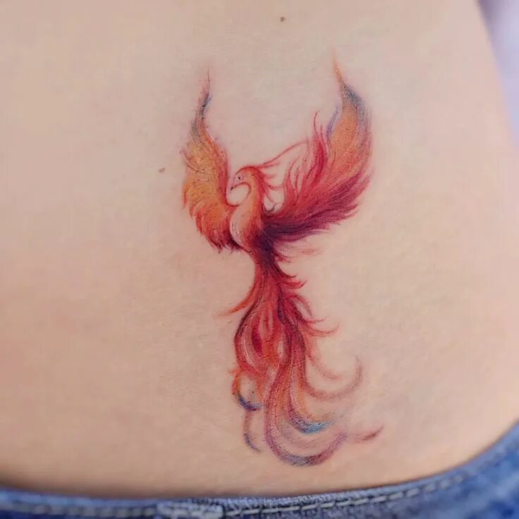 Птица феникс фото тату для девушек Tattoo uploaded by Tattoodo Tattoos, Pheonix tattoo, Phoenix tattoo feminine