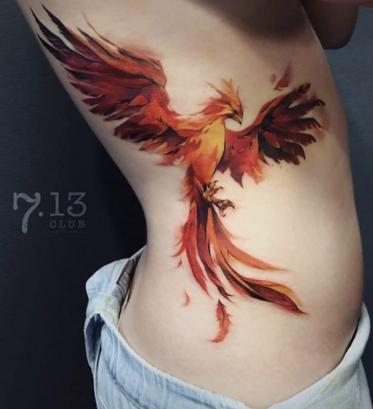 Птица феникс тату фото Pin by Sarah on Body Art Phoenix tattoo design, Watercolor phoenix tattoo, Phoen