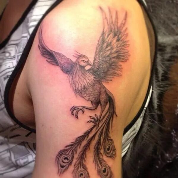 Птица феникс тату фото Tattoo phoenix Cool tattoos, Phoenix tattoo, Tattoos