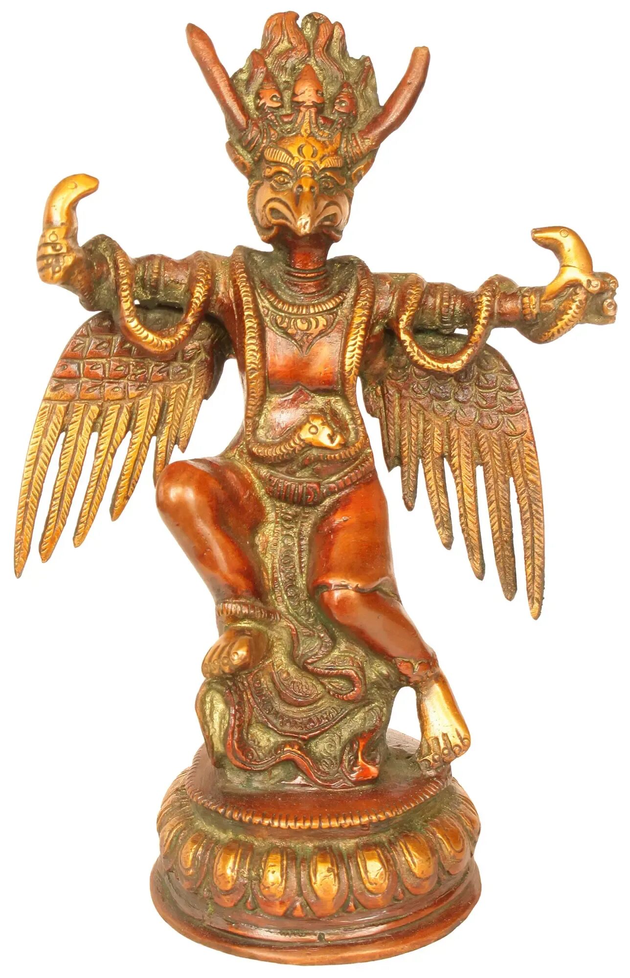 Птица гаруда фото 8" Garuda In Brass Handmade Made In India Exotic India Art