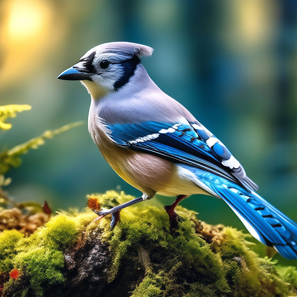 Птицы фото в хорошем качестве "Bird jay in the habitat realistic ." - image created in Shedevrum