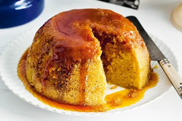 Пудинги в духовке рецепты с фото Steamed syrup pudding with almonds and lemon Recipe Sweet desserts, Hot desserts