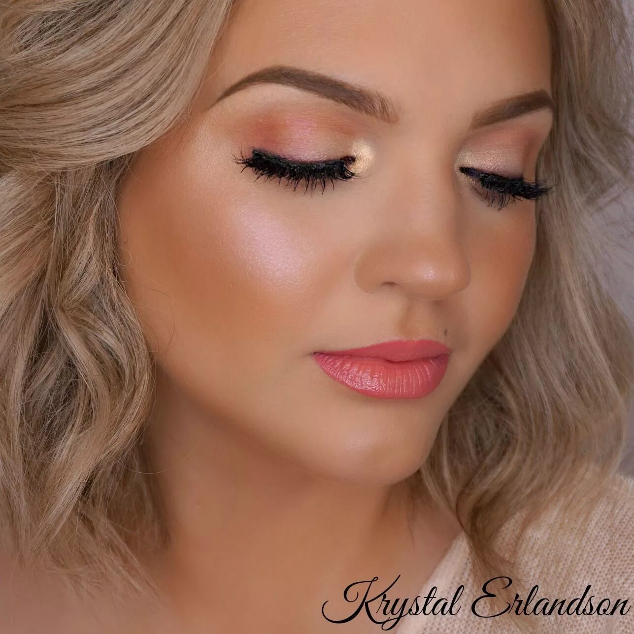 Пудровый макияж Soft peach Makeup Tutorial - Makeup Geek Peach makeup, Summer makeup looks, Make