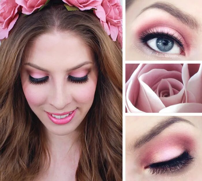 Пудровый макияж Flower Series: Part IV - Pink Petals Tutorial " Pigments & Palettes Makeup, beau