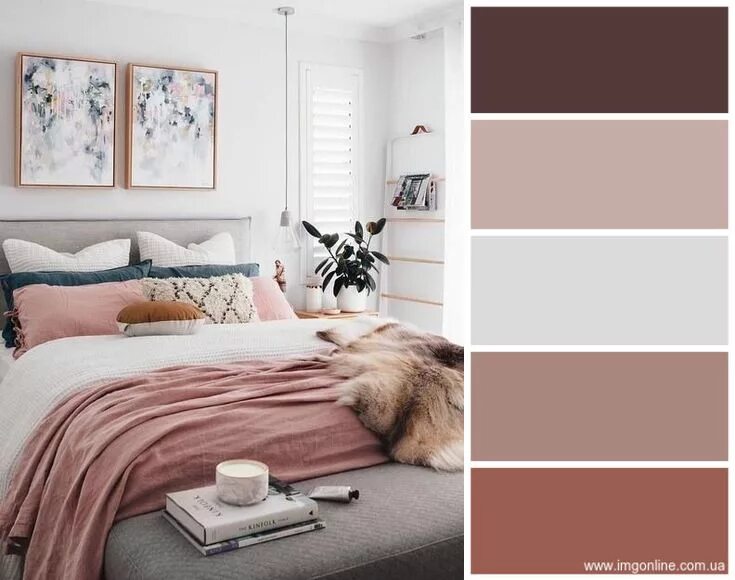 Пудровый цвет в интерьере сочетания цветов Hygge color scheme. Нежная цветовая палитра в стиле хюгге. #hygge #palette #colo