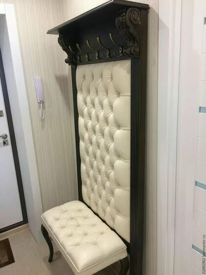 Пуфик с вешалкой в прихожую фото Купить или заказать вешалка с банкеткой в английском стиле в интернет-магазине н