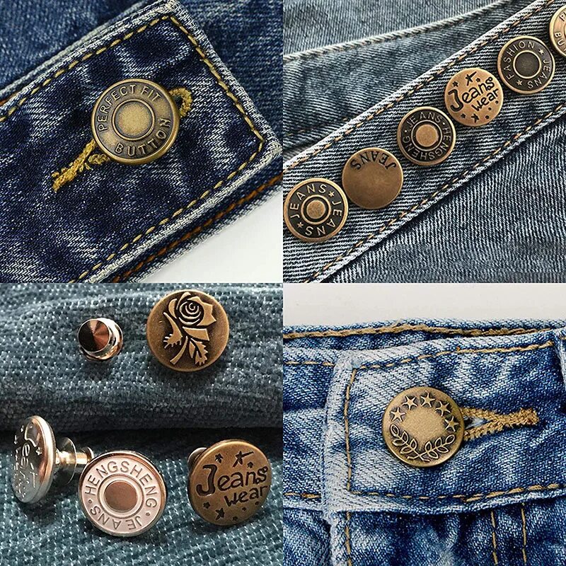 Пуговицы на джинсы фото Customized Oem Shank Antique Brass Copper Green Bronze Metal Denim Gunmetal Jean