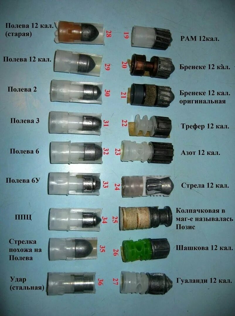 Пули 12 калибра виды фото пули - Персональные альбомы - Форум охотников и рыбаков МООиР