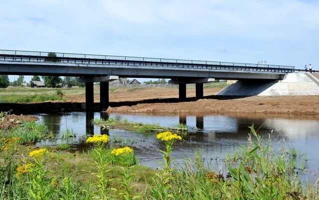 Пумсинский мост река кильмезь фото В Удмуртии открыли новый мост через реку Кильмезь " Новости Ижевска и Удмуртии, 