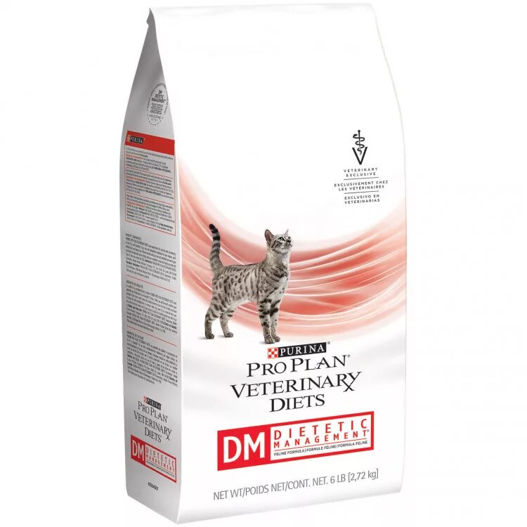 Пурина для кошек фото Сухой корм для кошек при сахарном диабете Purina (Пурина) Veterinary Diets DM 1,