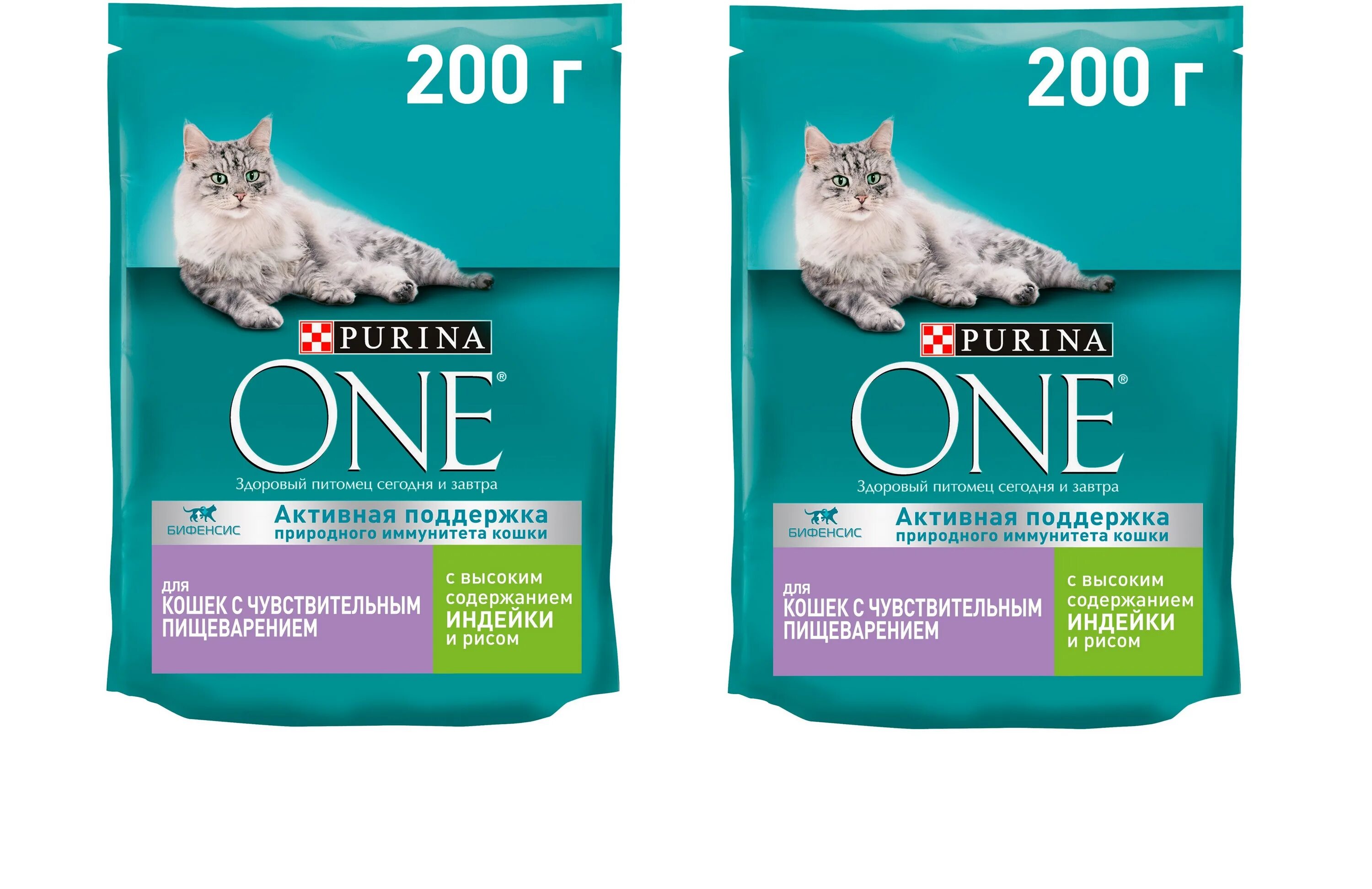 Пурина корм для котят фото Сухой корм Purina ONE для кошек с чувствительным пищеварением с индейкой и рисом