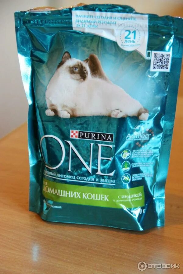 Пурина ван фото для кошек Отзыв о Корм Purina "One Indoor" Нормальный.