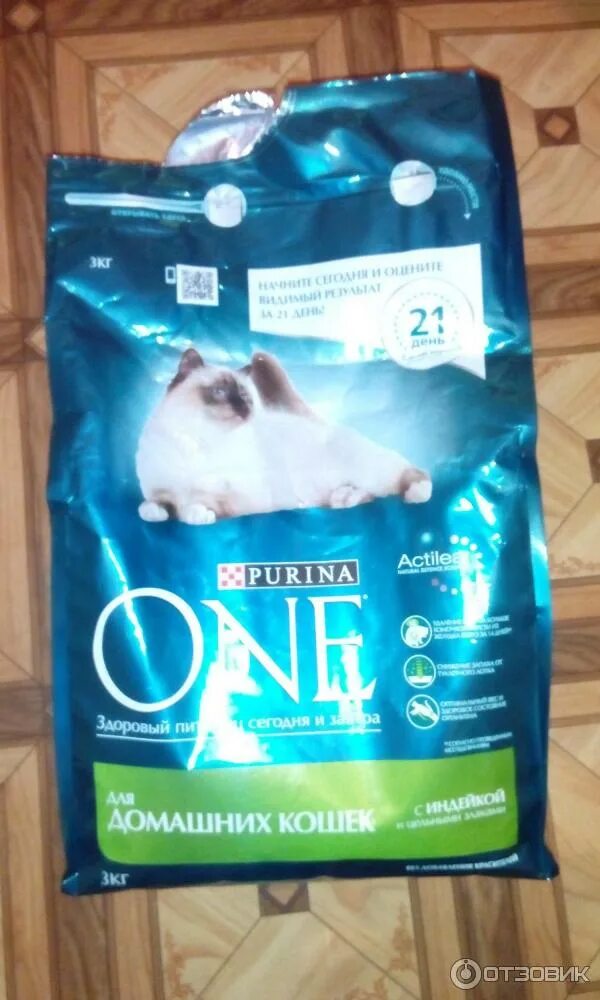 Пурина ван фото для кошек Отзыв о Корм для кошек Purina One "Для домашних кошек" Полноценное питание для з