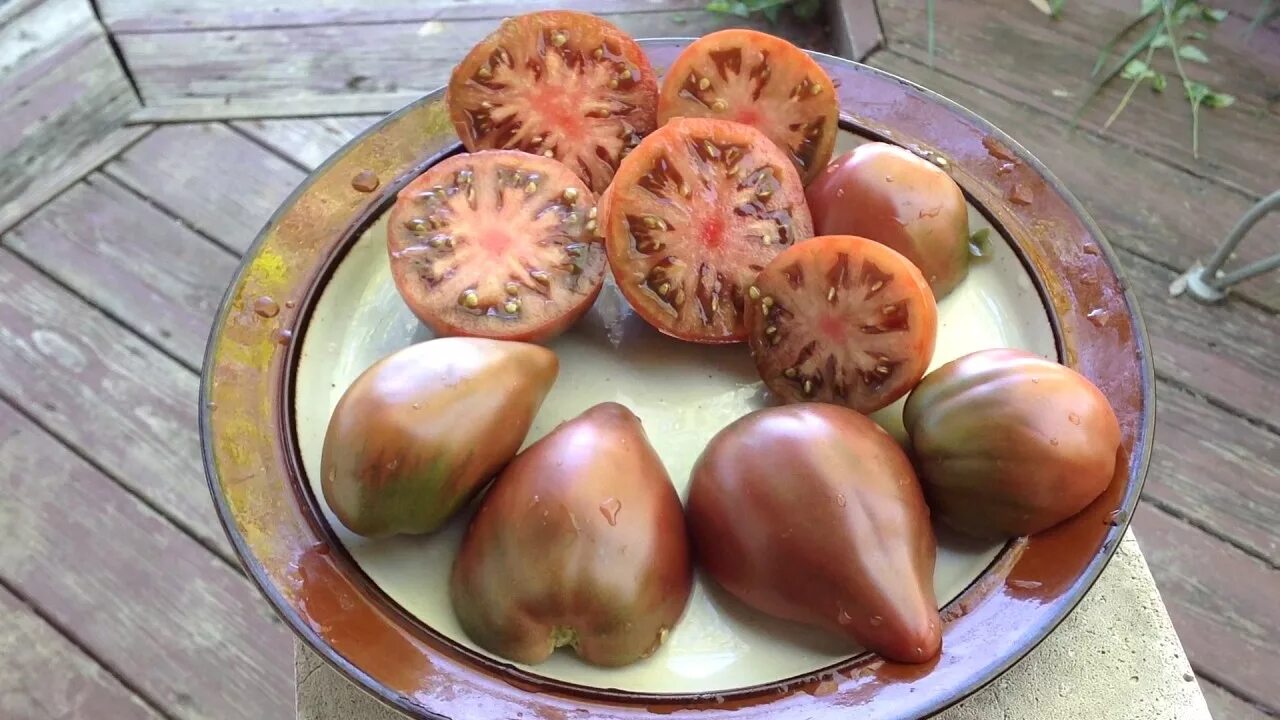 Пурпурное сердце гнома томат описание фото Dwarf Purple Heart Tomato Delicious And Beautiful - YouTube