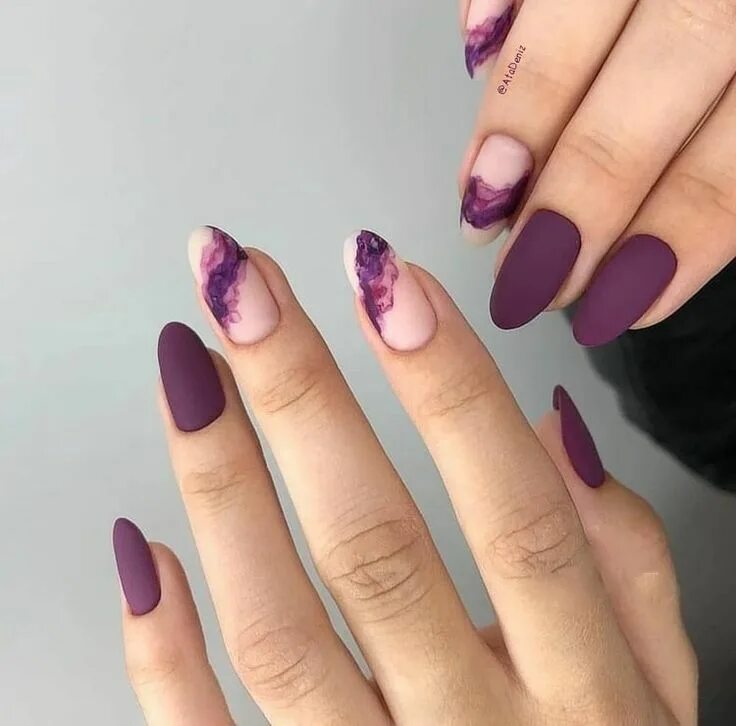 Пурпурный маникюр 2024 фото Discovered by AtaDeniz. Find images and videos about perfect, nails and purple o