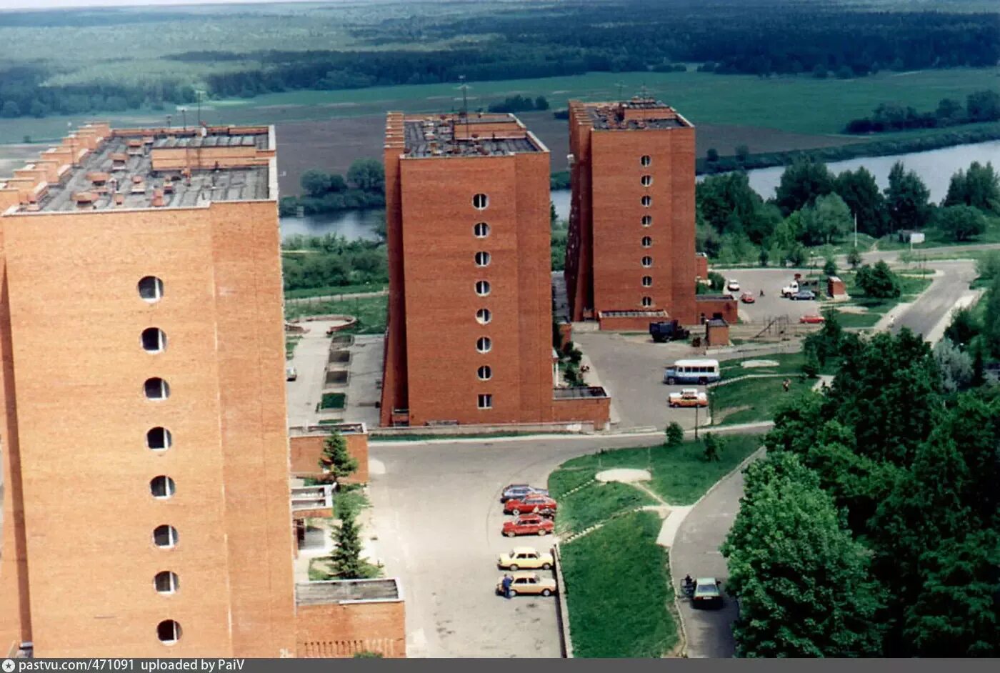 Пущино московская область фото достопримечательности города Дома на Парковой - Retro photos