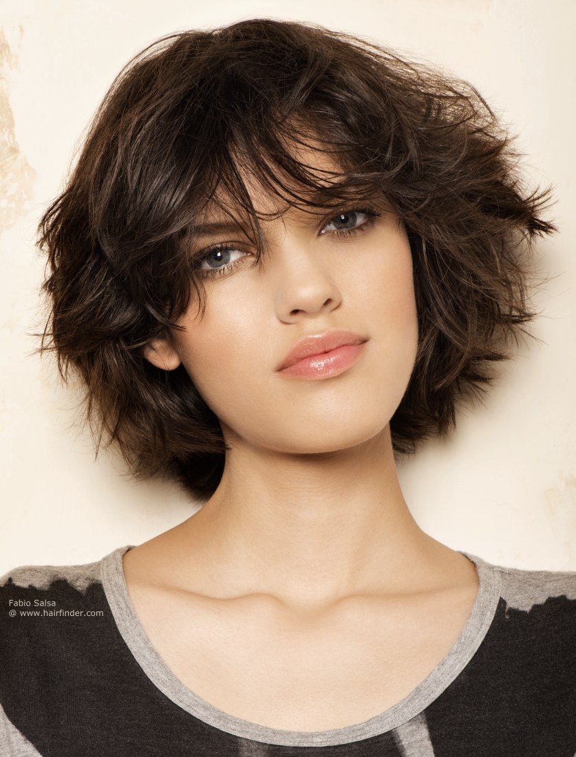 Пушистые короткие прически short wavy hairstyle http://www.hairfinder.com/hairstyles9/neon-hairstyle2.htm S