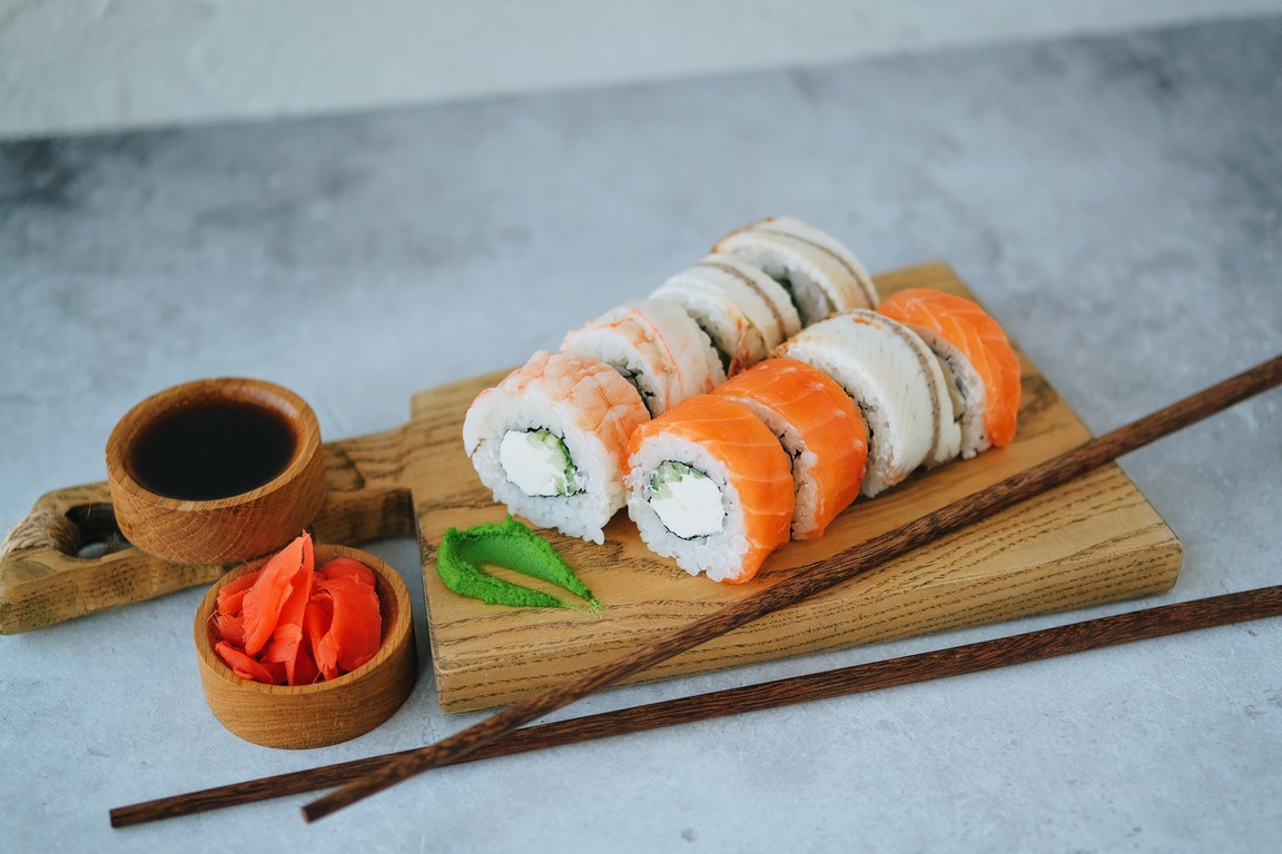 Пушка суши красногвардейская ул 19 фото Три рыбы - VARVAR SUSHI