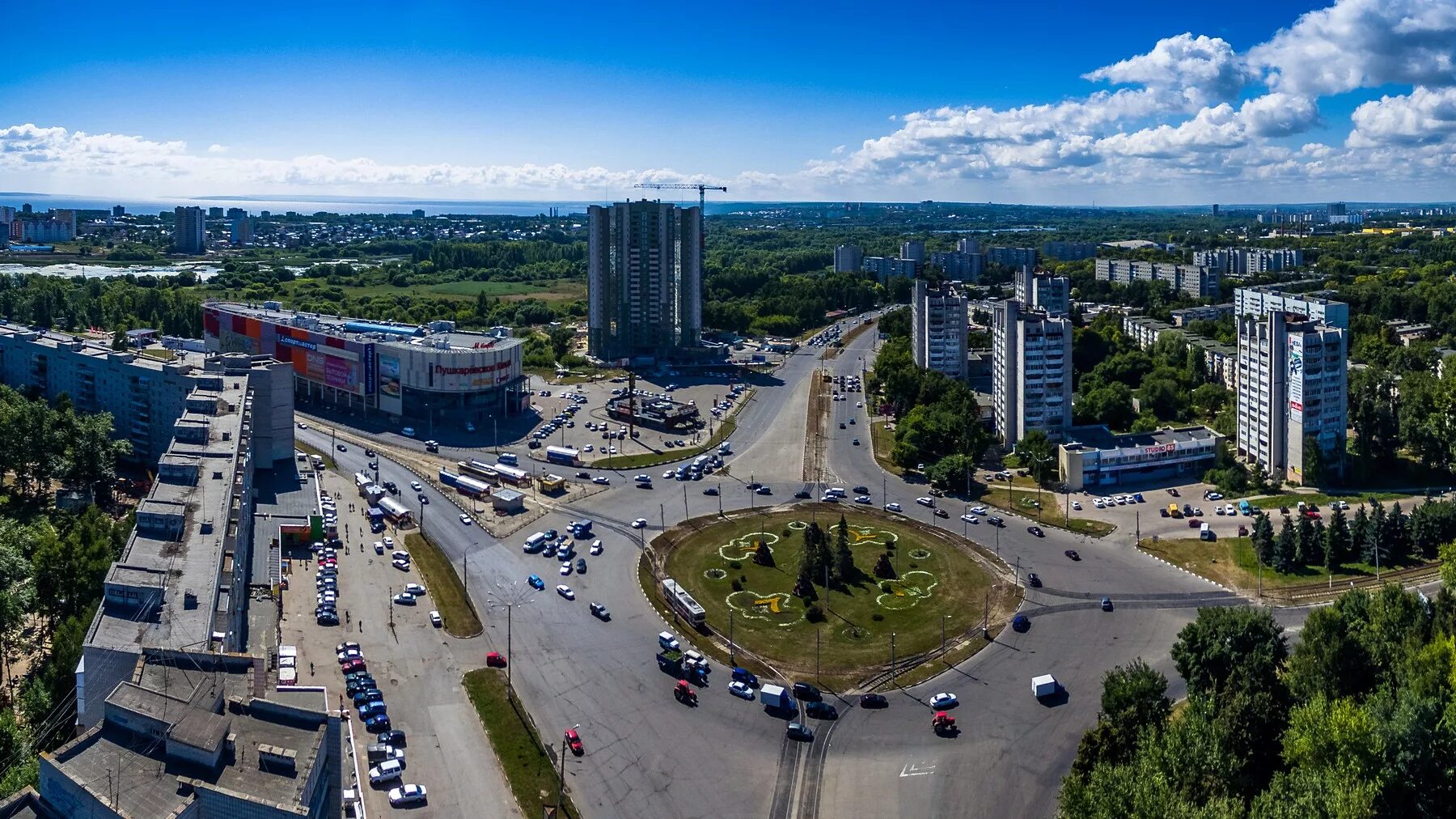 Пушкаревское кольцо ульяновск фото Ульяновск с высоты. Засвияжский район. Август 2017.: vladimirkrym - ЖЖ