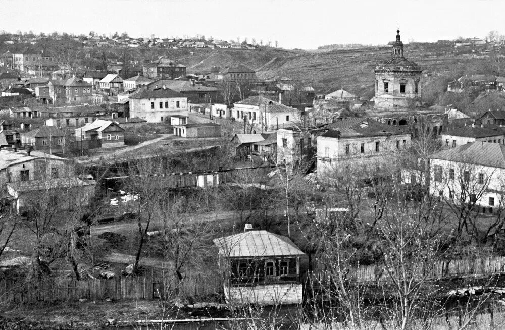 Пушкарская слобода елец история фото Елец - 45 лет назад. Фото Льва Кучинского. Апрель 1978 г. Вид на Владимиро-Серге