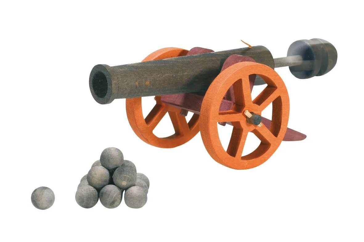 Пушки детский сад фото Ostheimer Cannon large with 10 bullets Waldorfshop