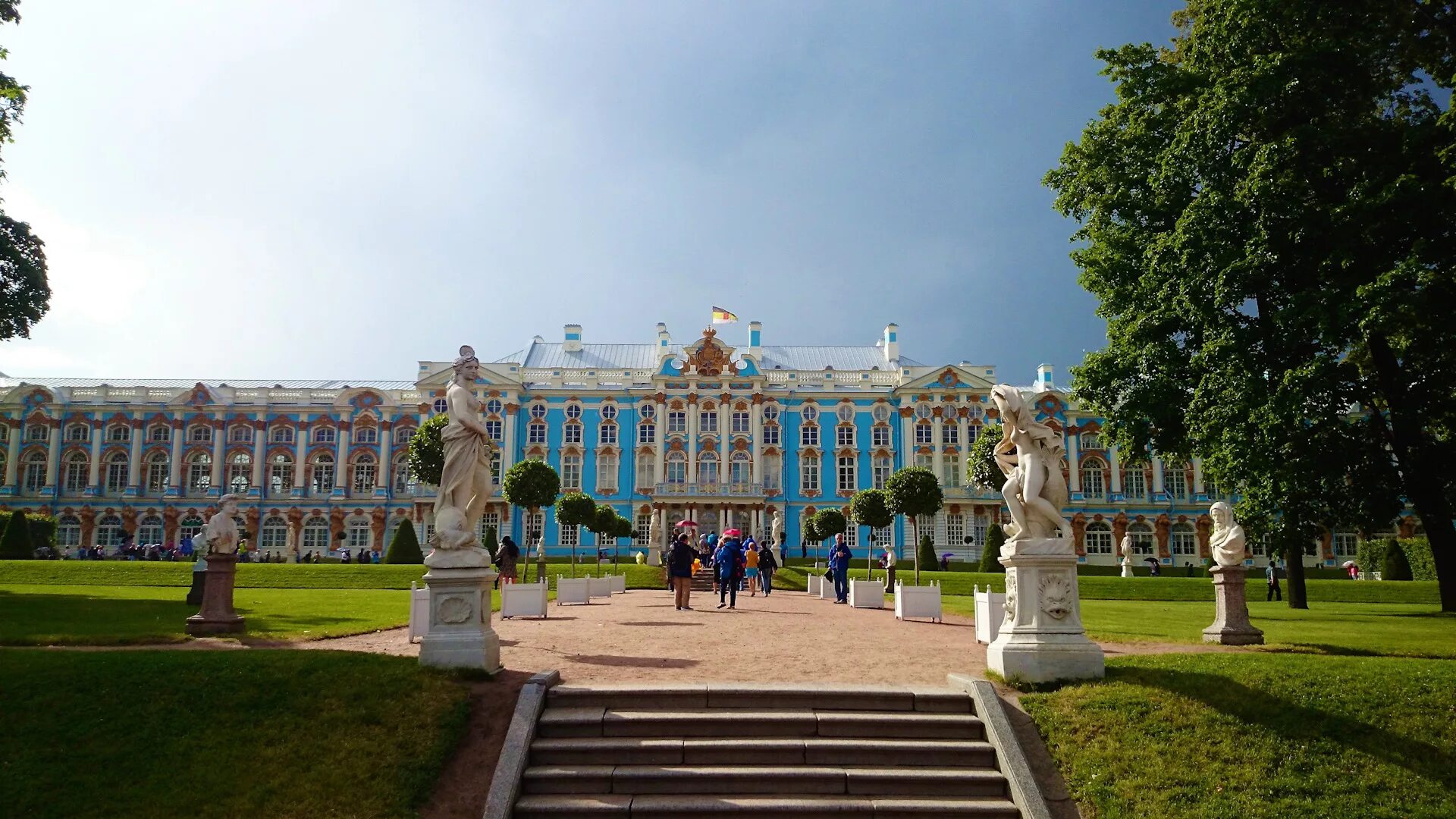 Пушкин санкт петербург фото Музей-заповедник. Царское село. Екатерининский дворец.2 часть. - DRIVE2