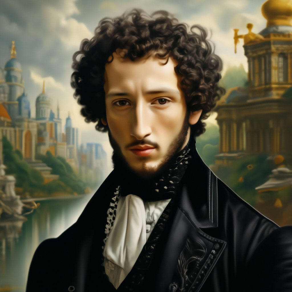 Пушкин сейчас фото "Pushkin now" - image created in Shedevrum