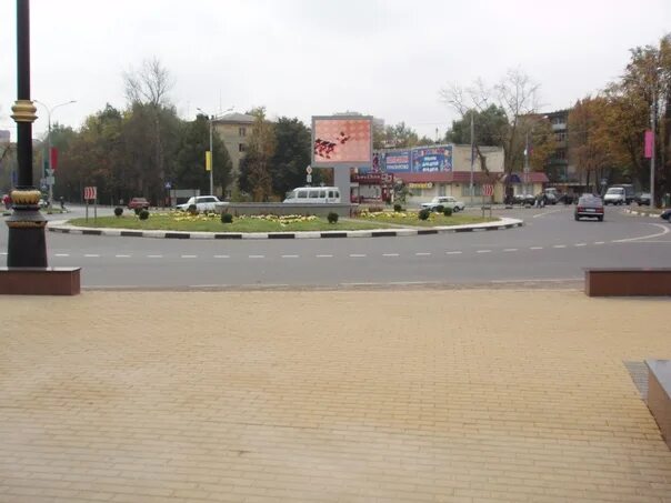 Пушкино советская площадь фото Pushkin in 2006. Construction of the memorial, extension of Turgenev Street, bur