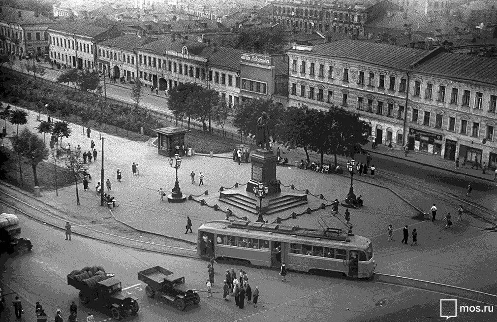 Москва, Пушкинская площадь 1938 года