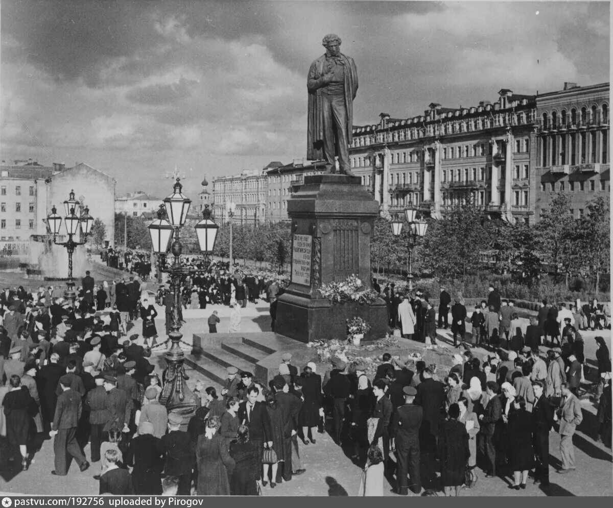 Пушкинская старые фото Пушкинская площадь тогда выглядела совсем иначе Московские истории Дзен