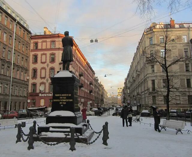 Пушкинская улица санкт петербург фото Памятник А.С.Пушкину.Пушкинская улица.Санкт-Петербург