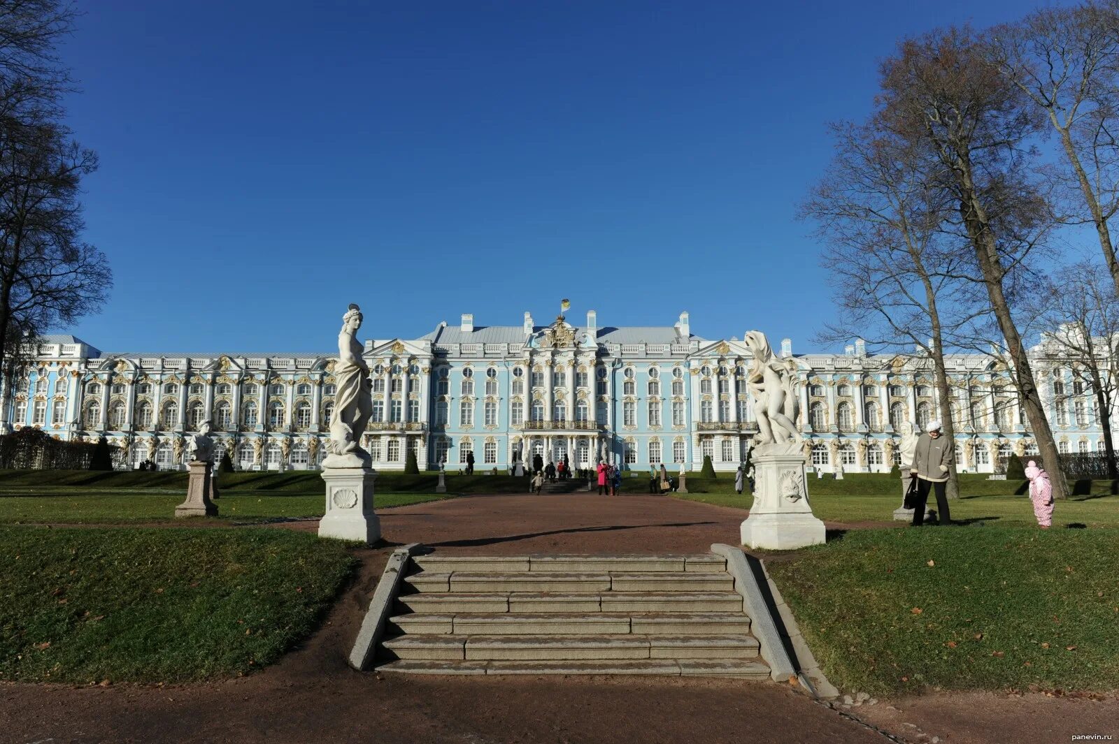 Пушкинский город фото Большой Екатерининский дворец фото - Пушкин - Фотографии и путешествия © Андрей 