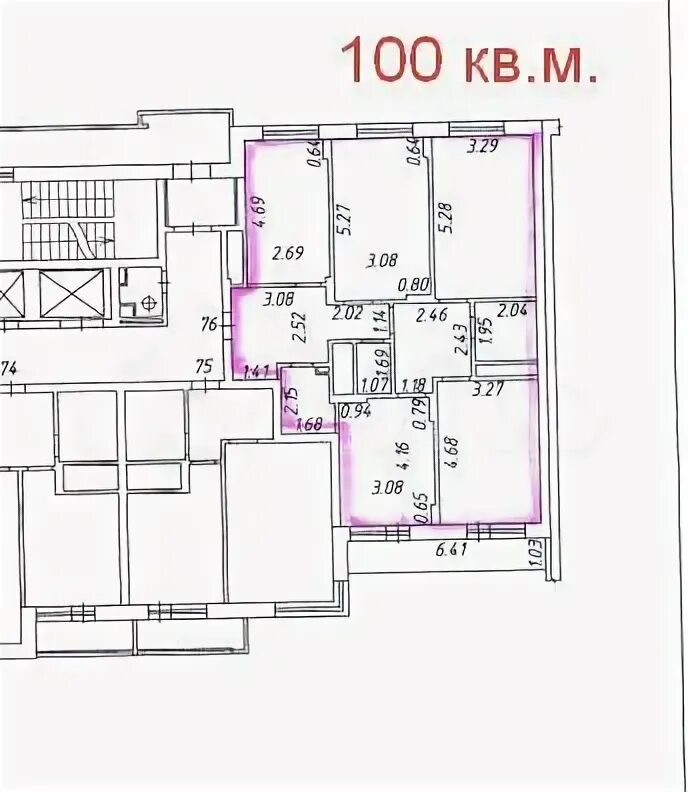 Пушкинский планировка квартир 4-к квартира, 100 м², 2/14 эт. на продажу в Ижевске Купить квартиру Авито