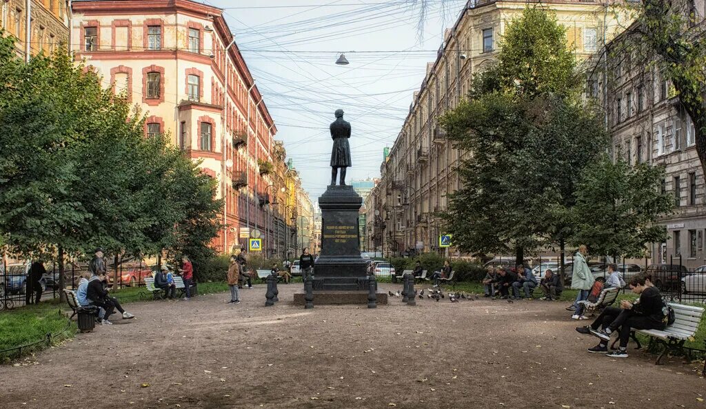 Пушкинский сквер санкт петербург лиговский переулок фото Пушкинский сквер, парк культуры и отдыха, Россия, Санкт-Петербург, Лиговский пер