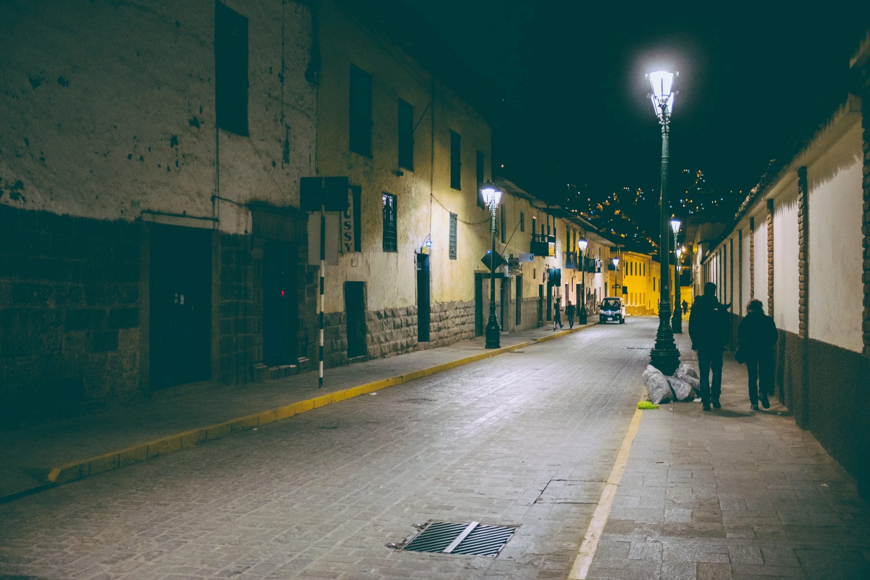 Пустая улица фото Free Images : road, night, alley, green, color, darkness, street light, lane, li