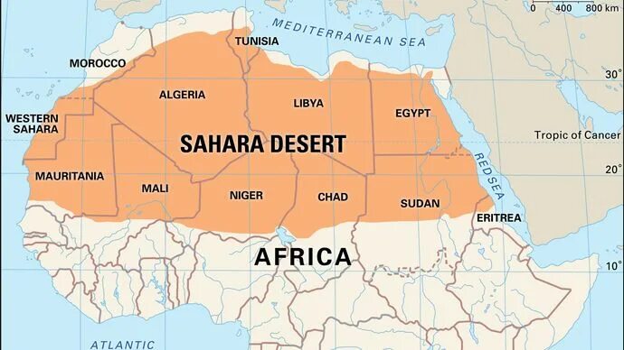 Пустыня сахара административное деление достопримечательности фото карта Sahara Location, History, Map, Countries, Animals, & Facts Britannica