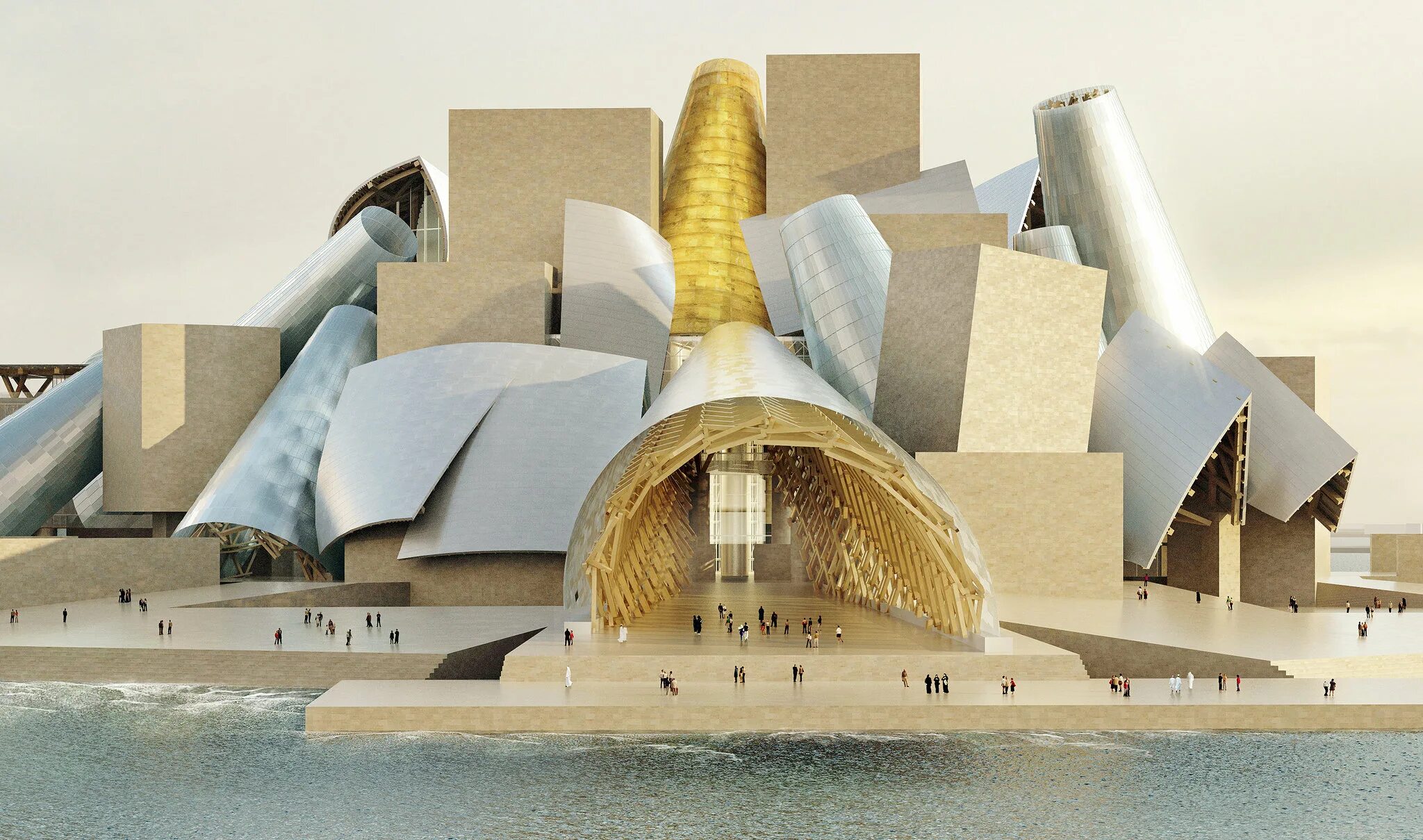 Пути развития современной архитектуры и дизайна Inside Frank Gehry's Guggenheim Abu Dhabi - The New York Times