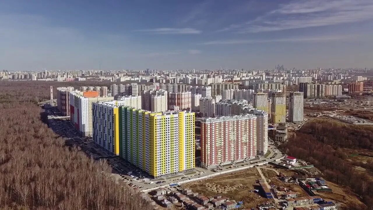 Путилково самолет фото ЖК "Путилково", Московская обл., Красногорский район, апрель 2019 - YouTube