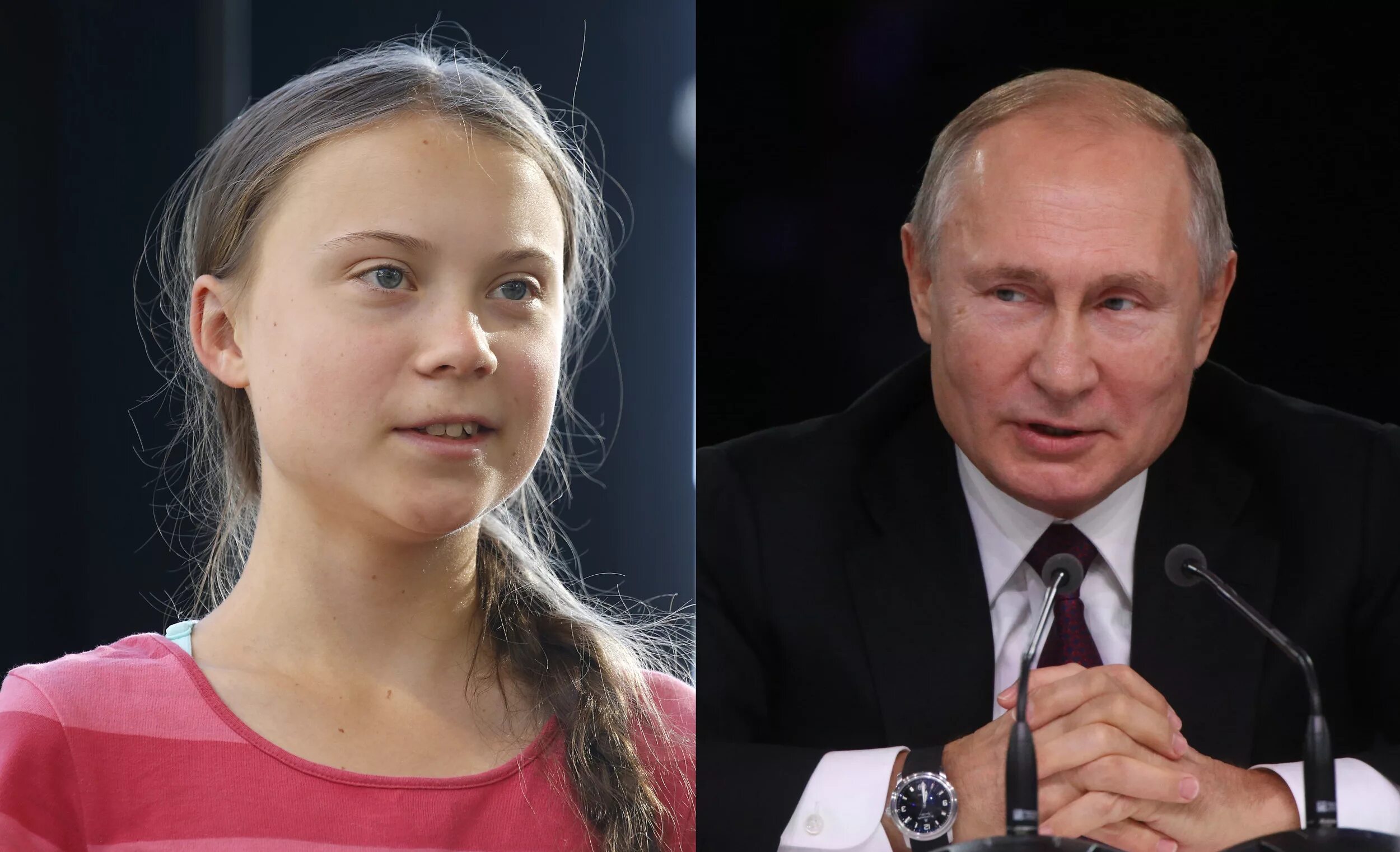 Путин владимир владимирович фото дочерей Greta Thunberg Mural in San Francisco Looks More Like Vladimir Putin, Twitter Sa