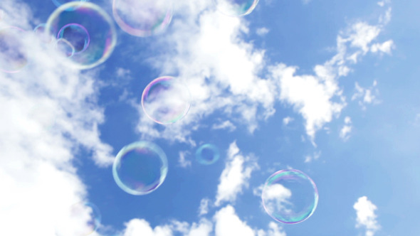 Пузырьки на небе фото Soapy Bubbles In The Sky, Stock Footage VideoHive