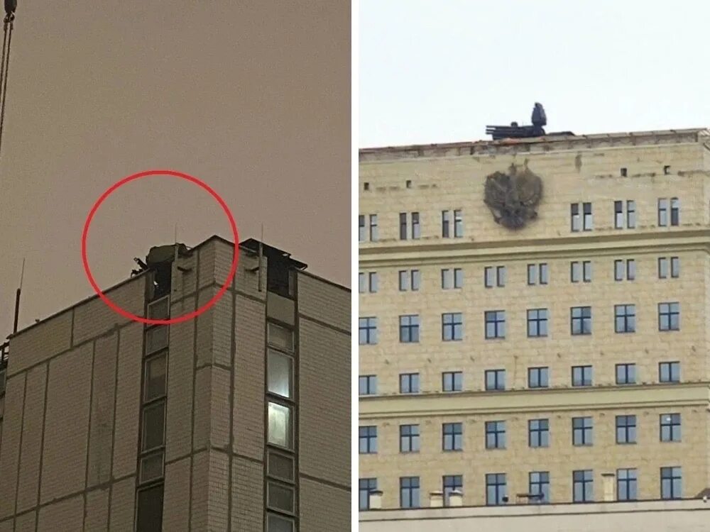 Пво на крышах москвы фото On the roofs of buildings in Moscow put air defense systems? 2023 Набережные Чел