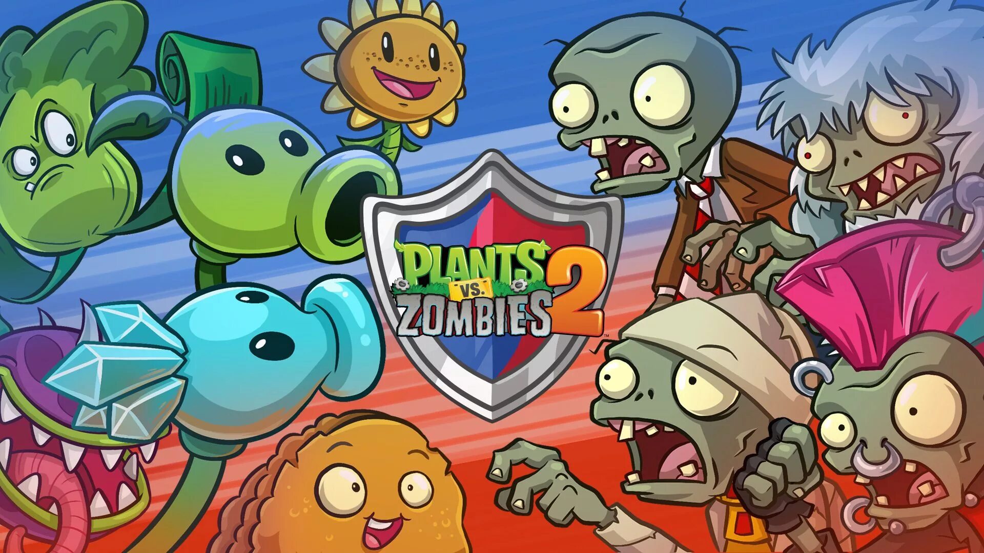 Пвз фото игра Introducing Buffz & Bruisez to Plants vs. Zombies 2