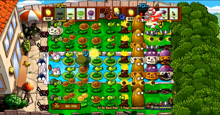 Пвз фото игра Co-op Hard Pool Plants vs. Zombies Wiki Fandom